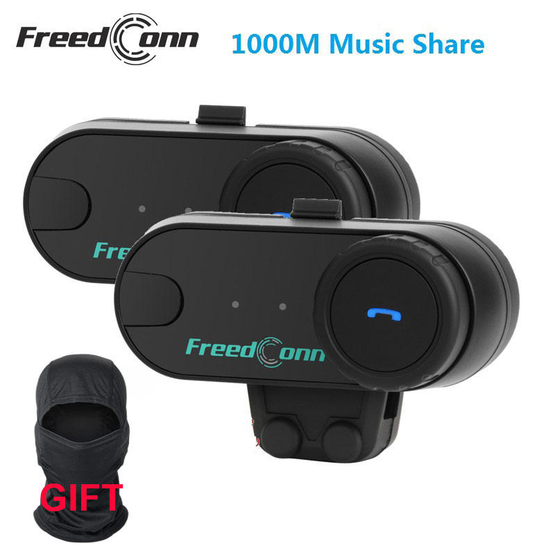 Universal Motorcycle Helmet Intercom Headset - FreedConn TCOM VB Motorcycle Helmet Intercom