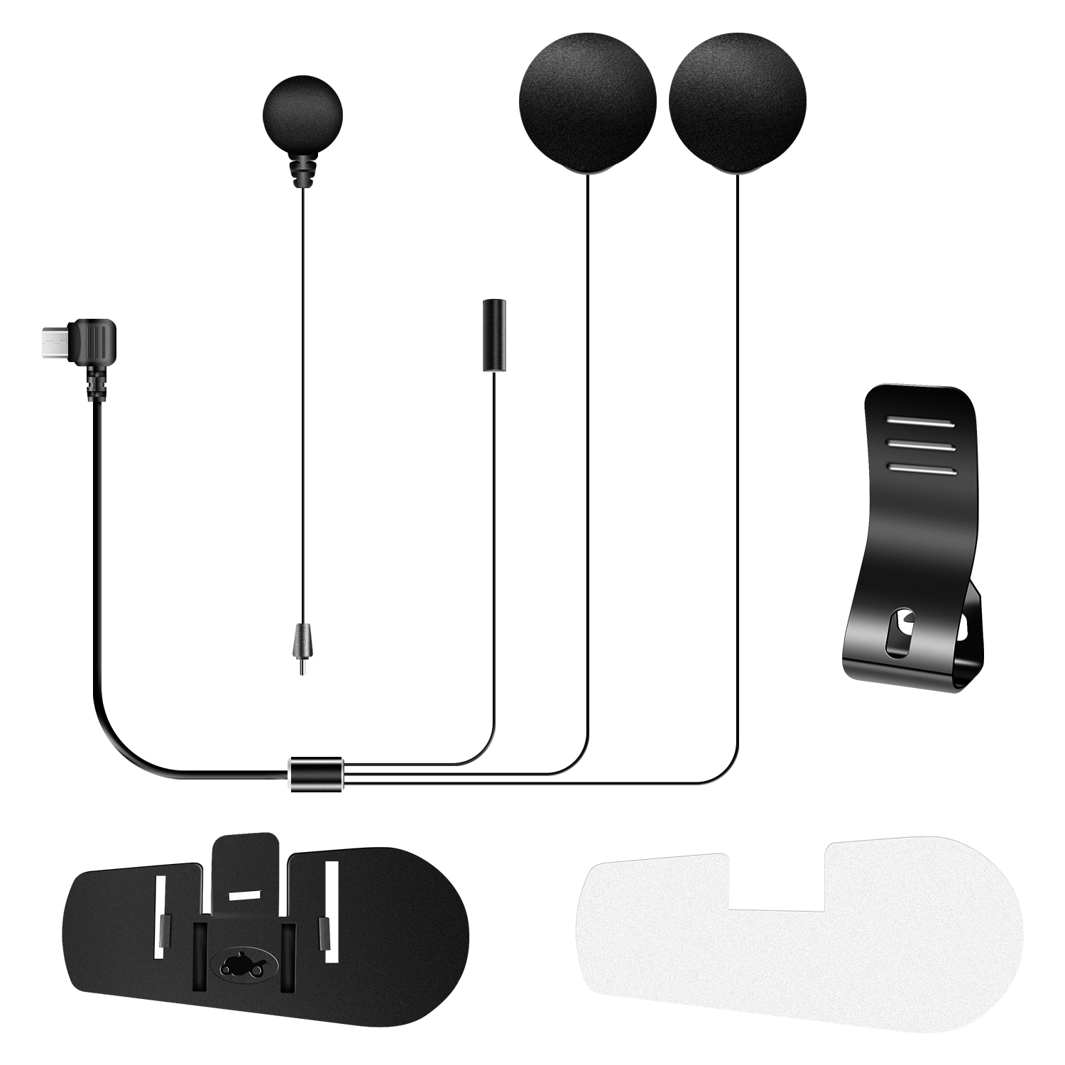 Universal Motorcycle Helmet Intercom Headset - Fodsports Micro Loa Tai Nghe Chụp