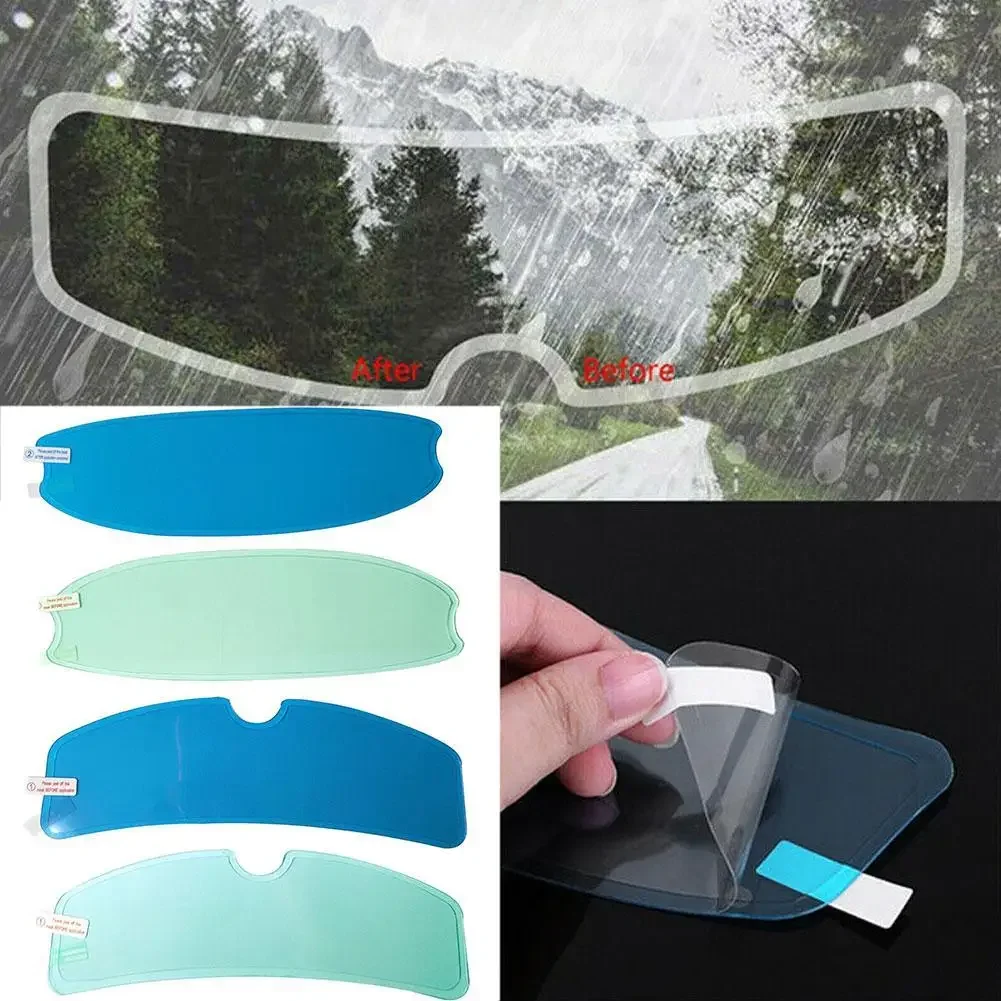Motorcycle Helmets - Motorcycle Helmet Rainproof and Anti Fog