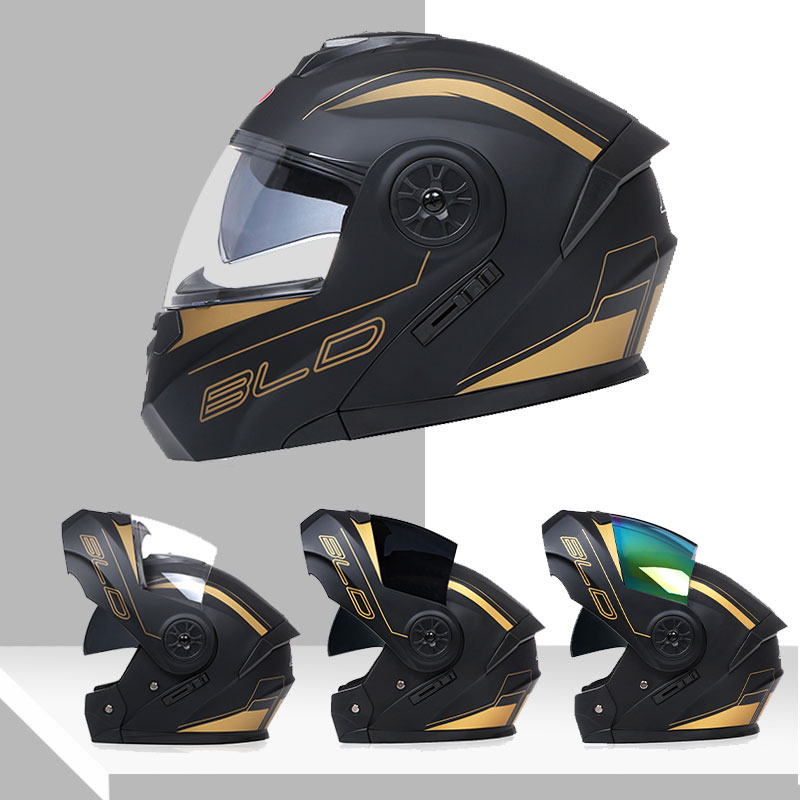 Dual Lens Helmet Modular Fashi - đánh giá và giá Dual Visor Motorcycle Racing Helmet