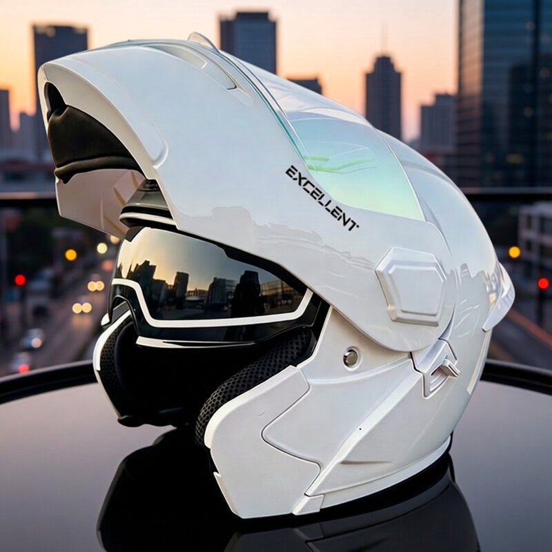 Four‑Season Modular Motorcycle - đánh giá và giá Motorcycle Helmet Inner Sun Visor Lens