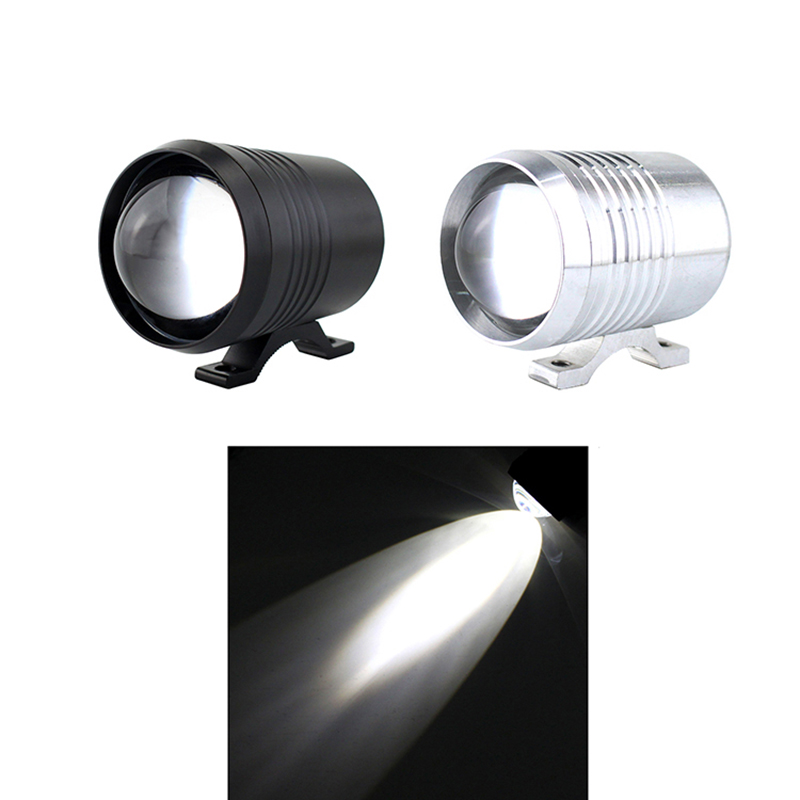 External Motorcycle U2 Spotlig - đánh giá và giá Universal Motorcycle Led Headlight Projector