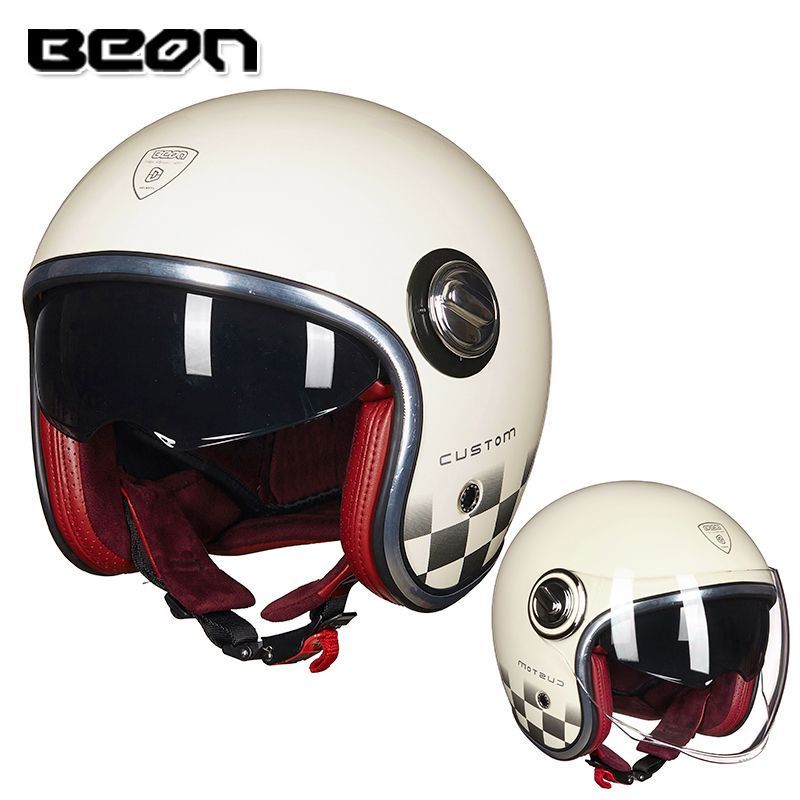 Retro Motorcycle Helmet Open F - đánh giá và giá Vintage Open Face Retro Helmet