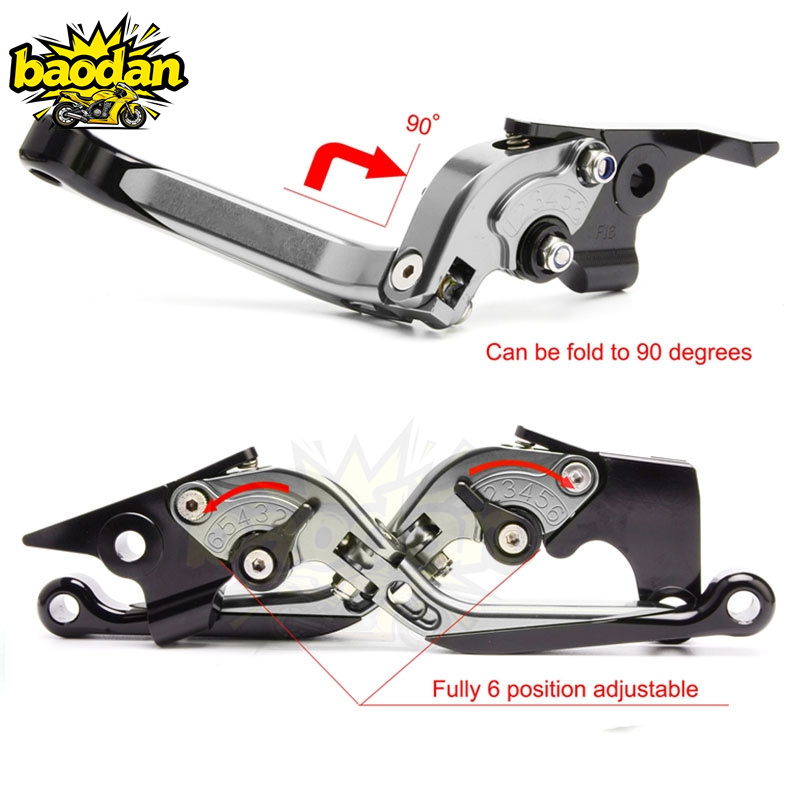 Motorcycle Accessories Adjusta - đánh giá và giá Cnc Aluminum Adjustable Brake Clutch Levers