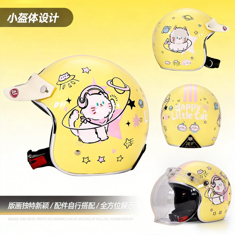 Retro Vintage Small Shell 3/4  - đánh giá và giá Vintage Open Face Retro Helmet