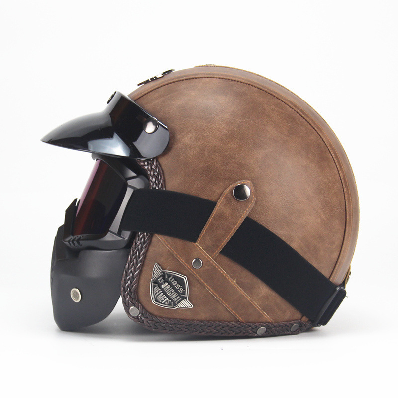 Retro Vintage 3/4 Open Face He - đánh giá và giá Vintage Open Face Retro Helmet