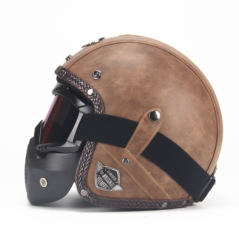 Retro Vintage 3/4 Open Face He - đánh giá và giá Vintage Open Face Retro Helmet
