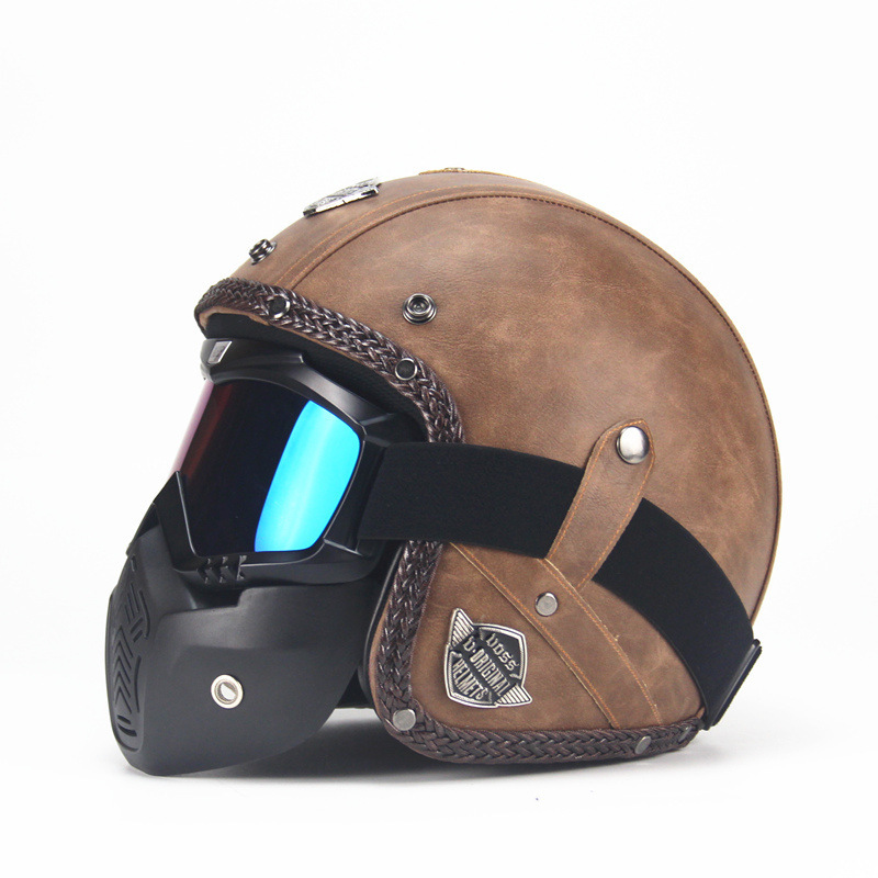 Retro Vintage 3/4 Open Face He - đánh giá và giá Vintage Open Face Retro Helmet