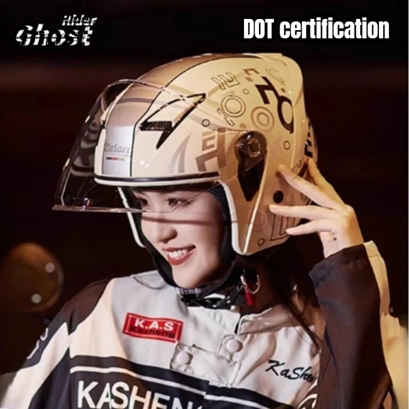 DOT Certification Vintage Open - đánh giá và giá Vintage Open Face Retro Helmet