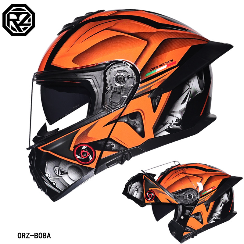 ORZ Motorcycle Helmet Dual Vis - đánh giá và giá Modular Flip Up Motorcycle Helmet Dot Approved