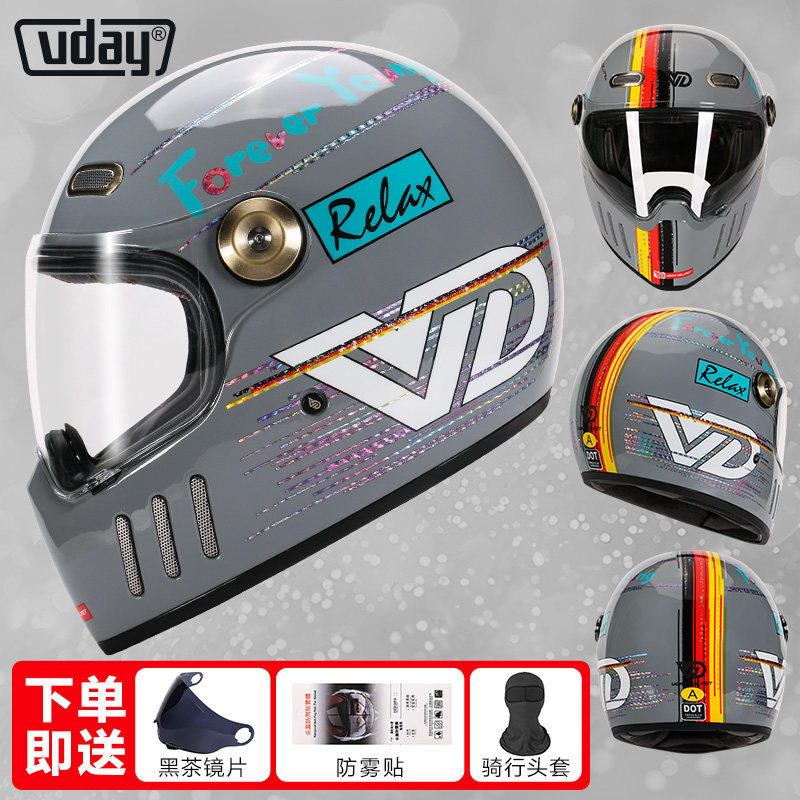 Retro Full Face Motorcycle Hel - đánh giá và giá Vintage Open Face Retro Helmet