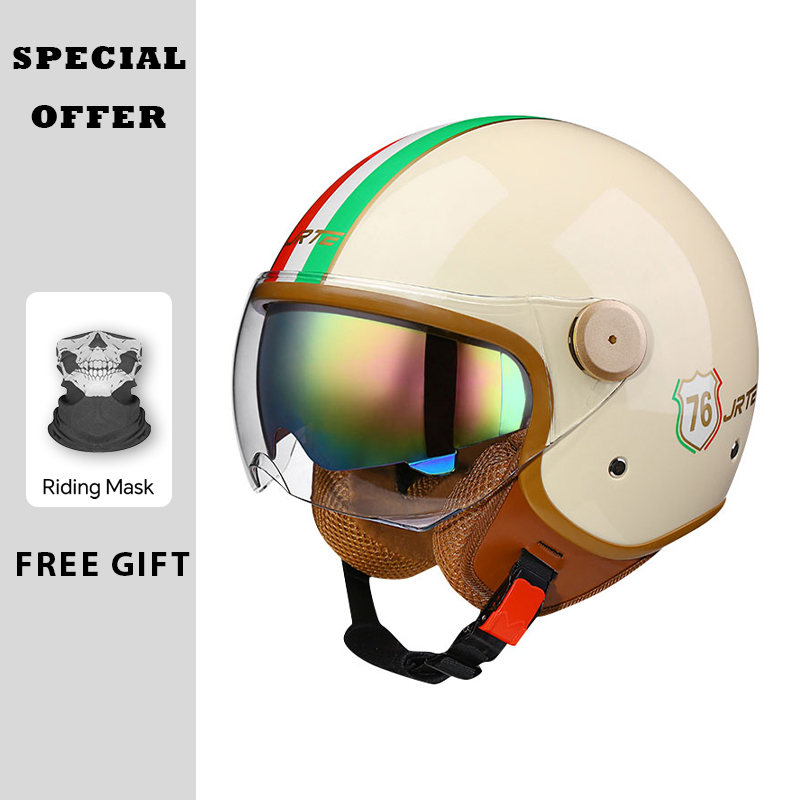 Retro TT&CO Open Face Motorcyc - đánh giá và giá Vintage Open Face Retro Helmet