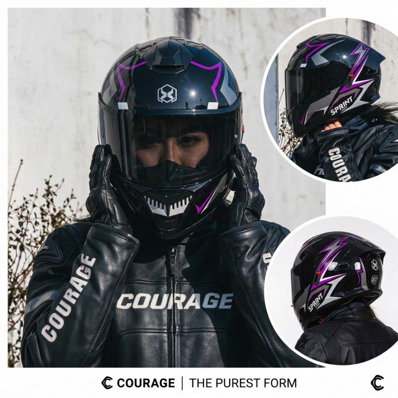 DOT Approved Modular Flip Up F - đánh giá và giá Modular Flip Up Motorcycle Helmet Dot Approved