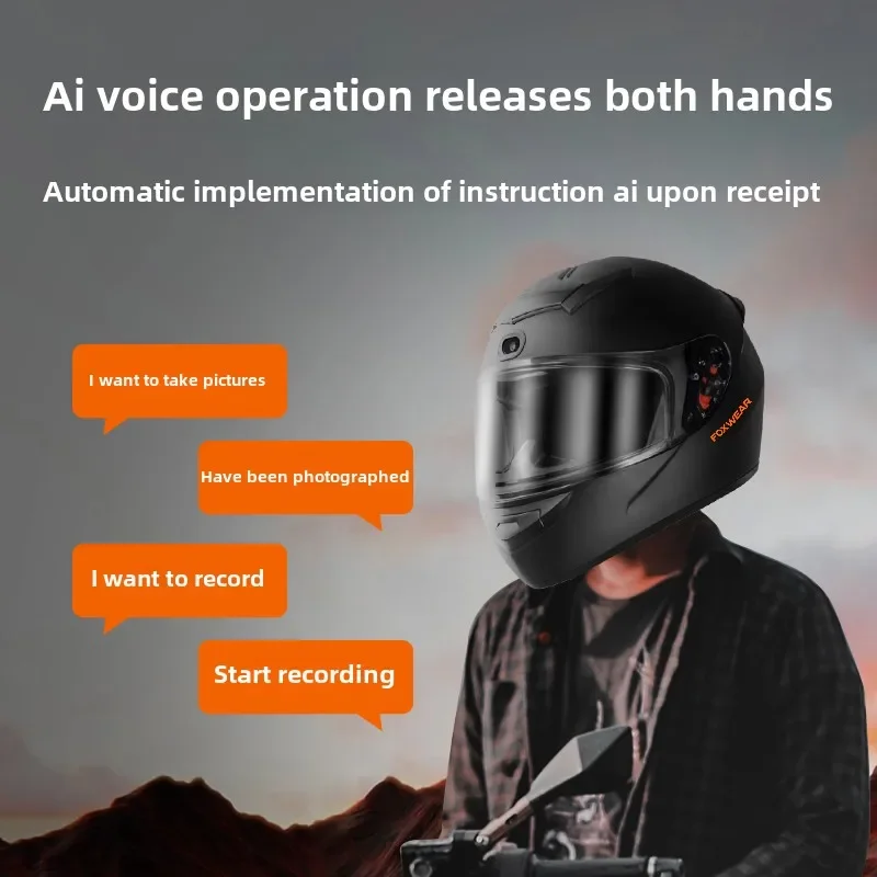 AI Intelligence Motorcycle Hel - đánh giá và giá Full Face Motorcycle Helmet With Bluetooth