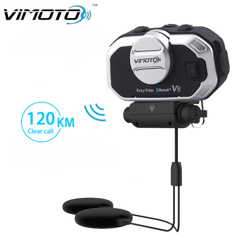 Vimoto V8 Motorcycle Helmet He - đánh giá và giá Universal Motorcycle Helmet Intercom Headset