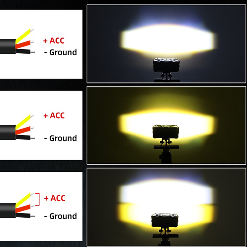 3 Inch Led Projector Motorcycl - đánh giá và giá Universal Motorcycle Led Headlight Projector