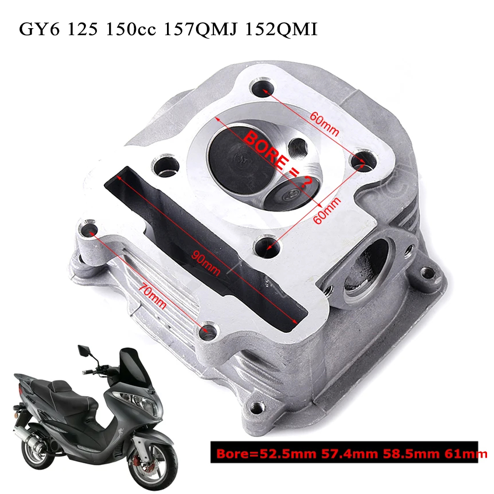 GY6 Cylinder Head Motorcycle P - đánh giá và giá Scooter Parts