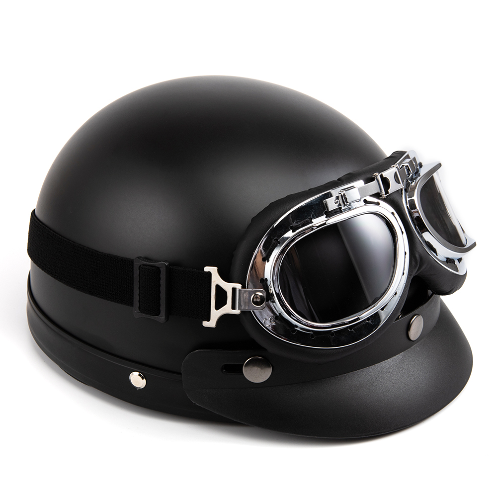 Motorcycle Helmet Open Face Re - đánh giá và giá Vintage Open Face Retro Helmet