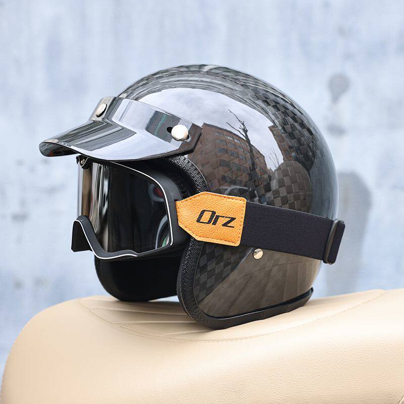 2026 Carbon Fiber Vintage Helm - đánh giá và giá Carbon Fiber Lightweight Motorcycle Helmet