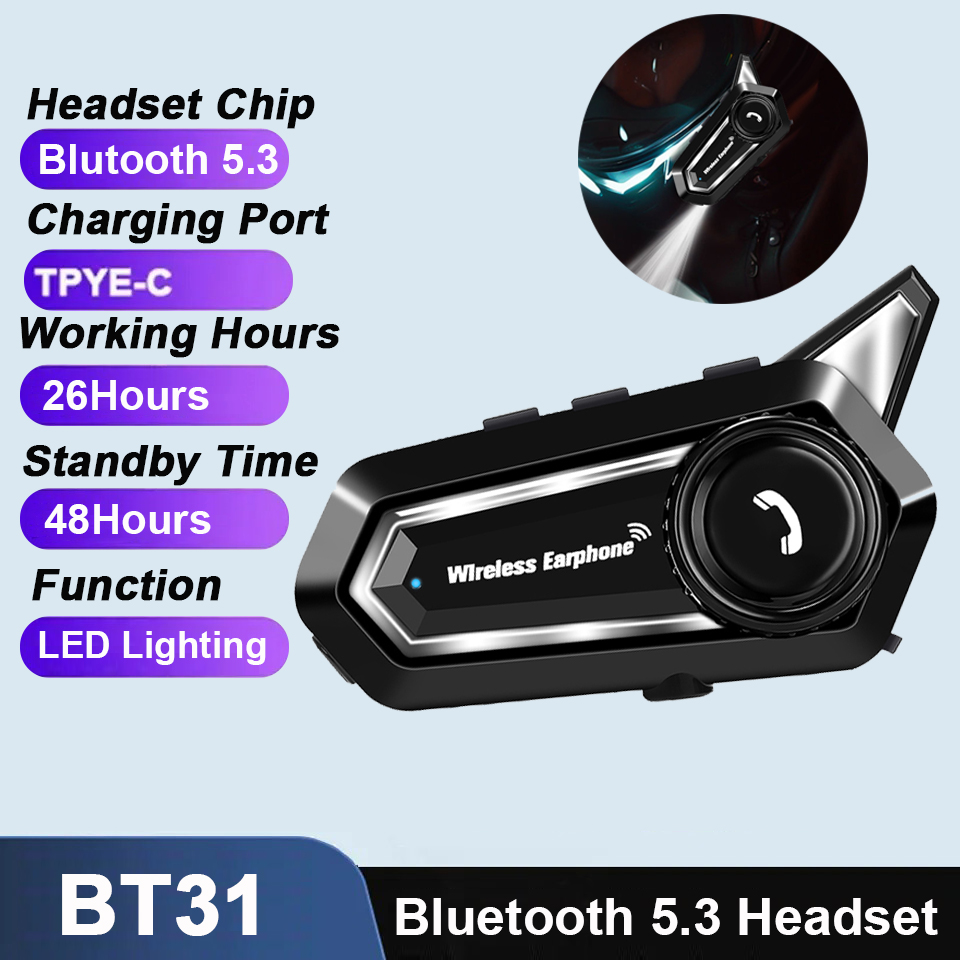 BT31 Motorcycle Helmet Headset - đánh giá và giá Full Face Motorcycle Helmet With Bluetooth