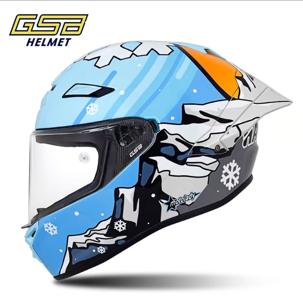 GSB Carbon Fiber Helmet RC5 Mo - đánh giá và giá Carbon Fiber Lightweight Motorcycle Helmet