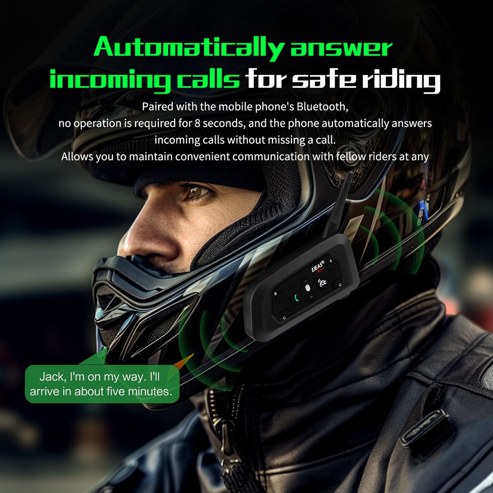 EJEAS V6 PRO + Motorcycle Helm - đánh giá và giá Universal Motorcycle Helmet Intercom Headset