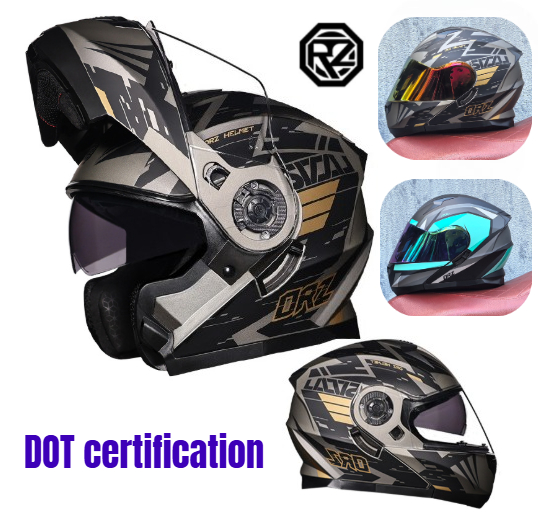 Orz Full Face Dual Visor Motor - đánh giá và giá Dual Visor Motorcycle Racing Helmet