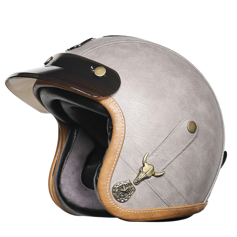 Vintage Three Quarter Open Fac - đánh giá và giá Vintage Open Face Retro Helmet